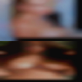 Naked woman at bar